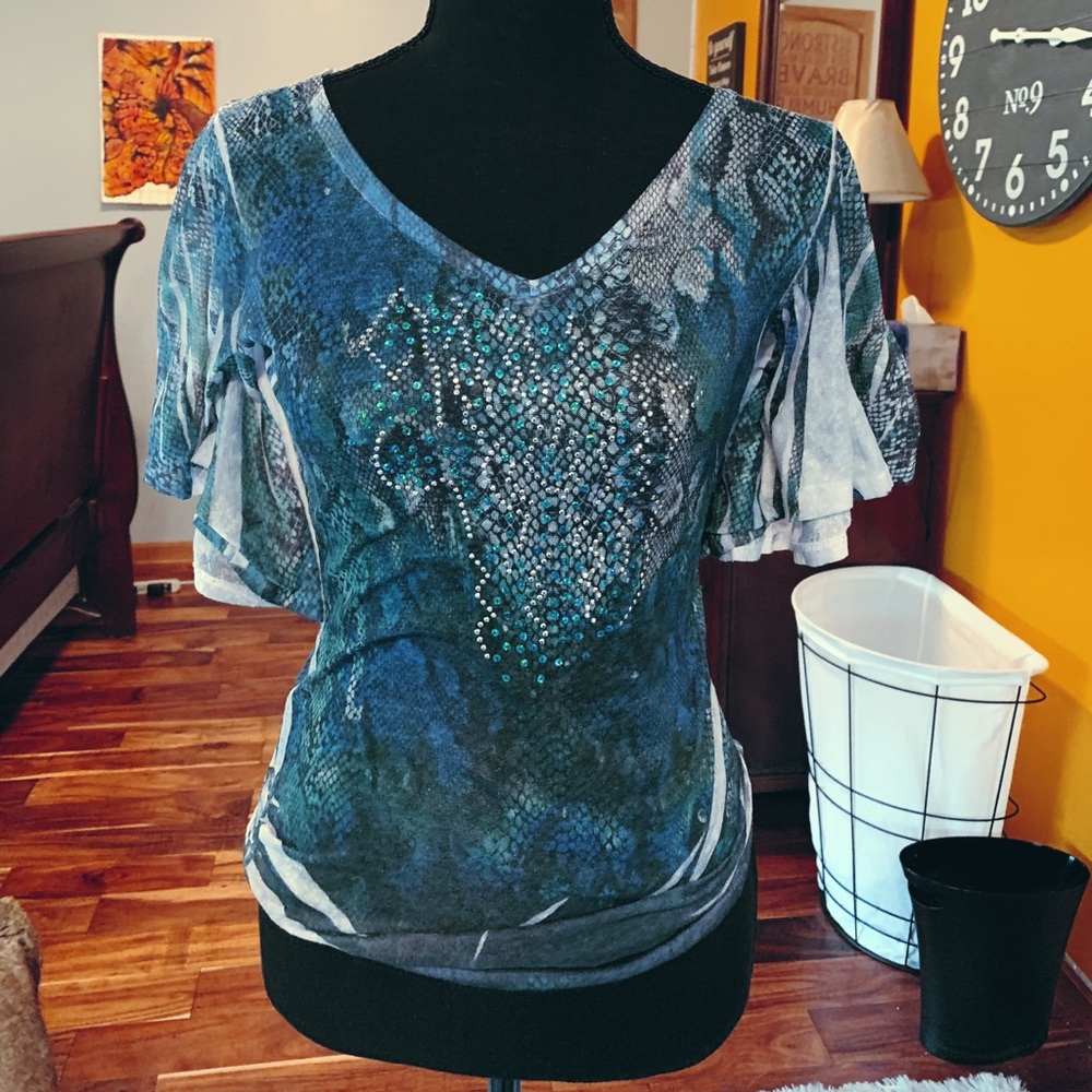 Sequin top